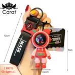 Carat Key Ring Anti-fall Cartoon Robot Bear Car Backpack Key Chain - Image 4
