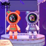 Carat Key Ring Anti-fall Cartoon Robot Bear Car Backpack Key Chain