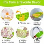 আইস কিউব সিলিকন কন্টেইনার মেকার – দ্রুত বরফ জমার নন-স্টিক হানি কম্বো ৩৭ ক্যাভিটি মিনি সিলিকন আইস কিউব মোল্ড উইথ কভার - Image 2