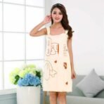 🌸 মাইক্রোফাইবার মহিলা বাথ ড্রেস টাওয়েল | স্নান পরিধান পোশাক - Image 2