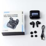 LX20 ANC Wireless Earphone নয়েজ ক্যান্সেলিং ওয়্যারলেস ইয়ারফোন – এলসিডি টাচ স্ক্রিন ও এইচডি স্টেরিও সাউন্ডসহ