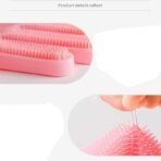 ✨ ইকো-ফ্রেন্ডলি হাউসহোল্ড রিইউজেবল সিলিকন ডিশওয়াশিং গ্লাভস, সামার কিচেন ক্লিনিং গ্লাভস উইথ ওয়াশ স্ক্রাবার রাবার ম্যাটেরিয়াল - Image 2