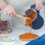 ✨ পোর্টেবল হাউজহোল্ড পেপার চর্ম কফি বিন গ্রাইন্ডার - স্টেইনলেস স্টিল ইলেকট্রিক কফি গ্রাইন্ডার এবং মেকার - Image 2