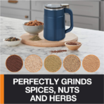 ✨ পোর্টেবল হাউজহোল্ড পেপার চর্ম কফি বিন গ্রাইন্ডার - স্টেইনলেস স্টিল ইলেকট্রিক কফি গ্রাইন্ডার এবং মেকার