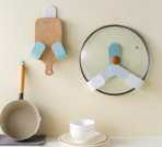 ✨ মাল্টি-ফাংশনাল স্টোরেজ র্যাক ওয়াল হ্যাং পট কভার শেলফ, ফ্রি পাঞ্চিং হাউসহোল্ড আর্টিফ্যাক্ট - Image 2