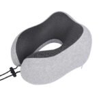 Memory Cotton U-shaped Pillow Travel Pillow Creative U-shaped Neck Pillow Magnetic Cloth Cervical Neck Support Pillow - Image 3