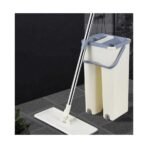 ✨ হোম ফ্লোর ক্লিনিং টুলস, স্কুইজি মপ বালতি সেট উইথ স্টেইনলেস স্টীল হ্যান্ডেল, মাইক্রোফাইবার ফ্ল্যাট মপ বালতি সেট