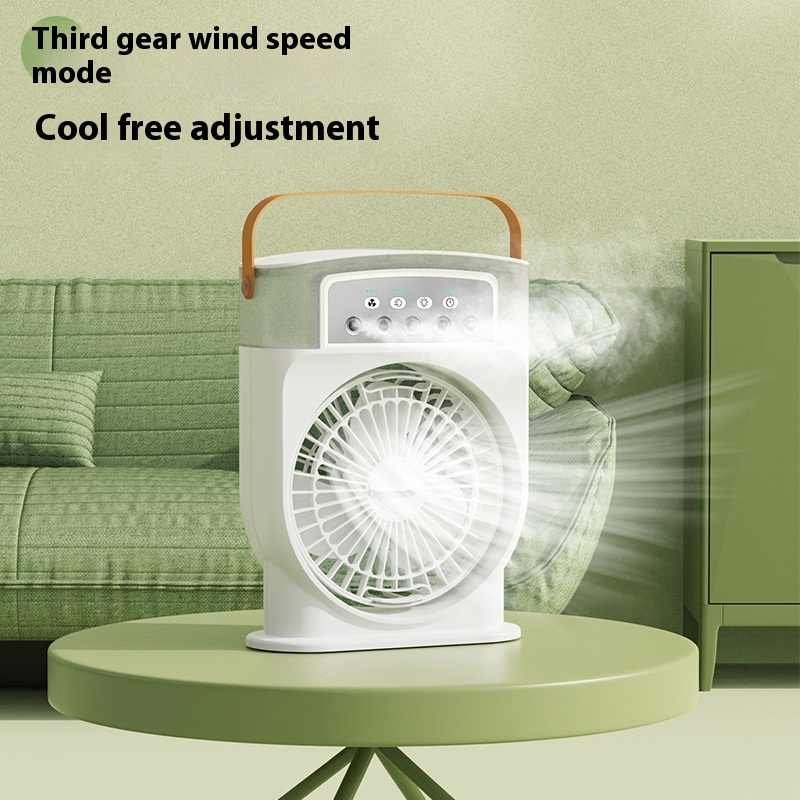 মিনি ইলেকট্রিক ইউএসবি কুলিং ফ্যান - ৫ হোল, নাইট লাইট ও হিউমিডিফিকেশন ফিচারসহ