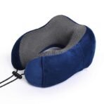 Memory Cotton U-shaped Pillow Travel Pillow Creative U-shaped Neck Pillow Magnetic Cloth Cervical Neck Support Pillow