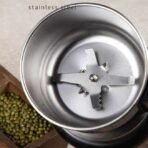 Multi-functional Stainless Steel Kitchen Powder Grinding Machine Electric Coffee Grinder মাল্টি-ফাংশনাল স্টেইনলেস স্টিল কিচেন পাউডার গ্রাইন্ডিং মেশিন – ইলেকট্রিক কফি গ্রাইন্ডার - Image 3