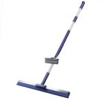 ✨ ফ্লোর স্ক্রাব ব্রাশ উইথ লং হ্যান্ডেল, ২ ইন ১ স্ক্রাবার এবং স্কুইজি ফর ক্লিনিং বাথরুম টাইল ফ্লোর সিলিকন ব্রাশ - Image 2