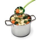 ✨ জঙ্গলচামচ গ্রীন লিফ স্ট্রেইনার, নুডল সার্ভিং চামচ, লাডল স্ট্রেইনার - Image 4