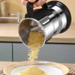 Multi-functional Stainless Steel Kitchen Powder Grinding Machine Electric Coffee Grinder মাল্টি-ফাংশনাল স্টেইনলেস স্টিল কিচেন পাউডার গ্রাইন্ডিং মেশিন – ইলেকট্রিক কফি গ্রাইন্ডার - Image 4