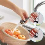 ✨ ৩৬০ ডিগ্রি সেভিং কিচেন ফসেট এক্সটেন্ডার অ্যারেটর স্প্রে স্প্রেয়ার স্টেইনলেস স্টিল রোটেট সিঙ্ক ট্যাপ স্প্ল্যাশ-প্রুফ হেড ওয়াটার