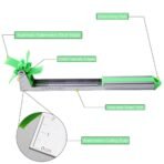 স্টেইনলেস স্টিল উইন্ডমিল ওয়াটারমেলন স্লাইসার | তরমুজ ও ফল কাটার স্মার্ট গ্যাজেট - Image 4