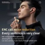 LX10 ANC/ENC টাচ স্ক্রিন ইয়ারবাডস – আলট্রা লং ব্যাটারি, ফুল কালার ডিসপ্লে, ওয়্যারলেস ব্লুটুথ ৫.৪ হেডফোন - Image 10