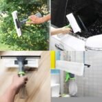 ✨ মাইক্রোফাইবার ক্লথ প্যাড কিট ওয়াটার স্প্রে উইন্ডো ক্লিনার স্প্রে স্ক্র্যাপার ব্রাশ গ্লাস স্ক্র্যাপিং উইপার হাউসহোল্ড ক্লিনিং টুল - Image 4