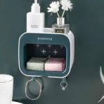 ✨ প্লাস্টিক বাথরুম শাওয়ার সাবান বক্স - ওয়াল মাউন্টেড হ্যাঙ্গিং স্টোরেজ