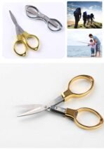 ✂️ মাল্টিফাংশনাল ফোল্ডিং কাঁচি | ট্রাভেল পোর্টেবল ফিশিং লাইন কাটার কাঁচি | লাইন এন্ড কাটার জন্য উপযুক্ত - Image 6