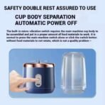 ✨ হাই কোয়ালিটি মিনি জুসার কাপ পোর্টেবল জুসার ব্লেন্ডার ৪০০ মিলি কিচেন স্পেস-সেভিং ব্লেন্ডার রিচার্জেবল ট্র্যাভেল কাপ মিক্সার পপুলার - Image 3