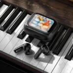 LX10 ANC/ENC টাচ স্ক্রিন ইয়ারবাডস – আলট্রা লং ব্যাটারি, ফুল কালার ডিসপ্লে, ওয়্যারলেস ব্লুটুথ ৫.৪ হেডফোন - Image 6