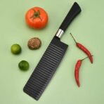 ✨ ৬ পিস কিচেন নাইফ সেট - নন-স্টিক কোটিং শেফ নাইফ, কাঁচি ও সিরামিক পিলার - Image 5
