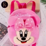Pink Minnie Kids Plush Bag 9-10 Inches kids Bag By Reeshail Enterprise - Image 5
