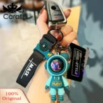 Carat Key Ring Anti-fall Cartoon Robot Bear Car Backpack Key Chain - Image 2