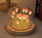 Night Lamp LED Bedroom Sleep DIY Tulip Flower Lights - Image 3