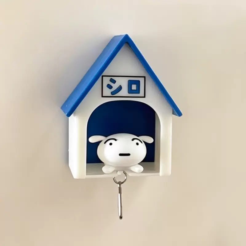 Little House, Little White Keychain, Decorative Ornament, Hanging Rack, Homemade Keychain, Doll.
