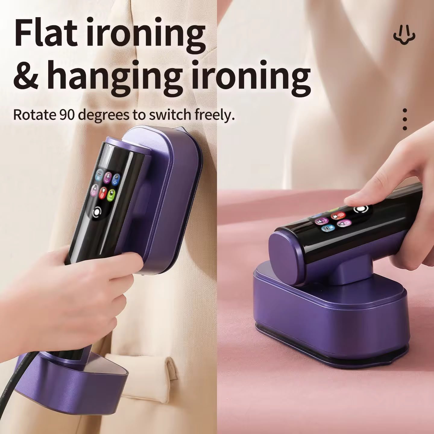LCD Screen Portable Garment Steamer
