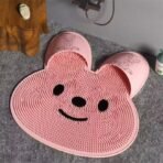 Silicone Rabbit Foot Scrubbing Mat – পা পরিষ্কার এখন আরও সহজ!