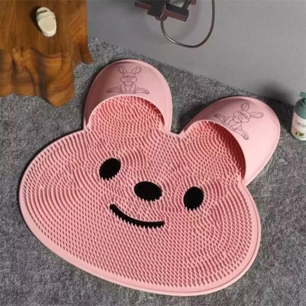 Silicone Rabbit Foot Scrubbing Mat – পা পরিষ্কার এখন আরও সহজ!