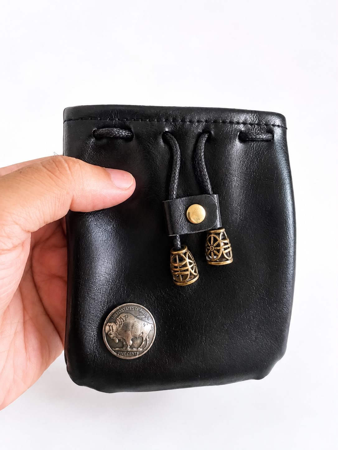 *স্টাইলিশ Leather Coin Purse & Mini Waist Bag**