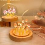 Night Lamp LED Bedroom Sleep DIY Tulip Flower Lights - Image 2