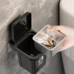 Stainless Steel Plastic Bathroom Ashtray-🚬✨ বিড়ি-সিগারেটের ছাই ঢাকনা - Image 3