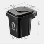 Stainless Steel Plastic Bathroom Ashtray-🚬✨ বিড়ি-সিগারেটের ছাই ঢাকনা - Image 6